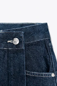 Z1975 WRAP DENIM SKORT