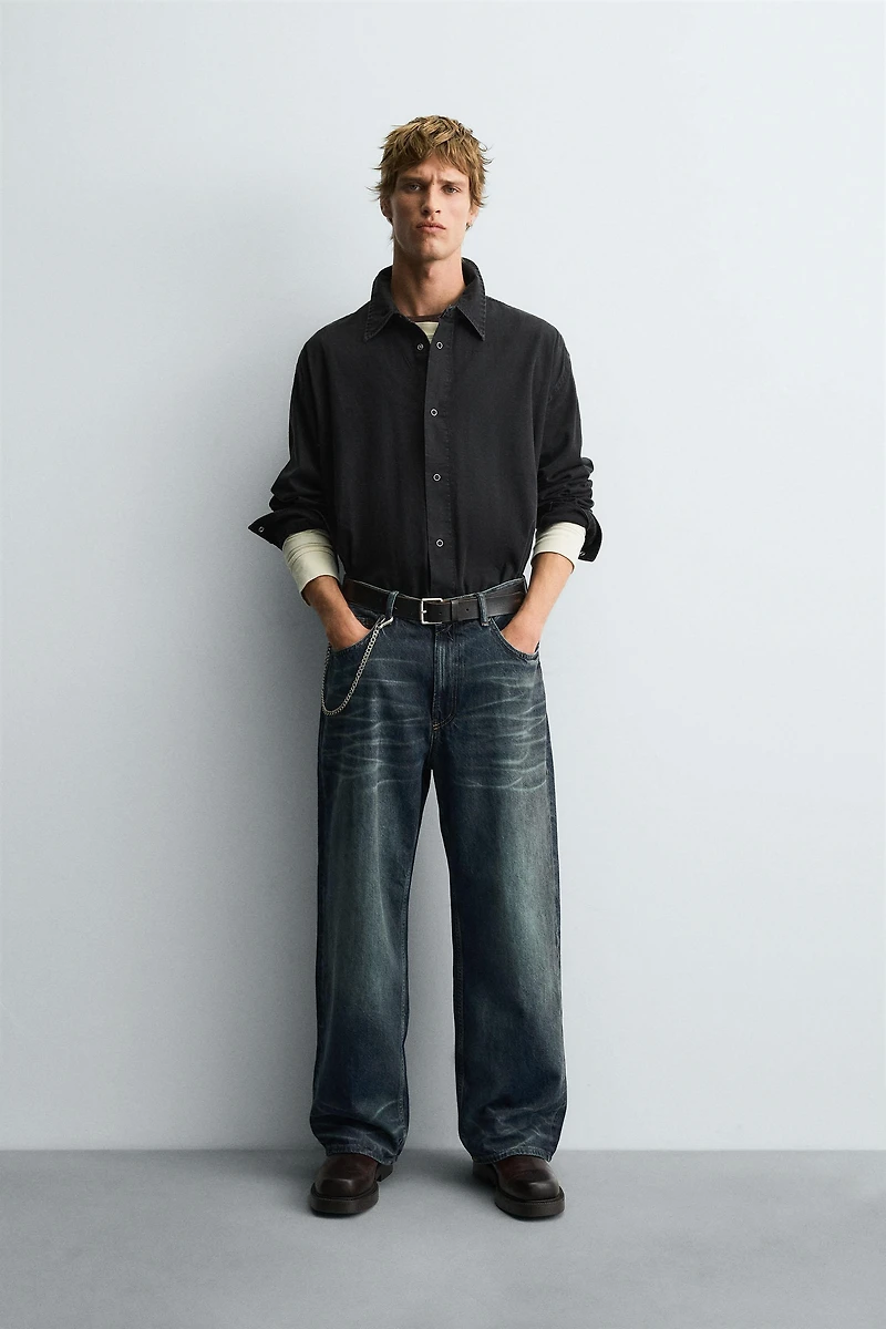WASHED COTTON SHIRT