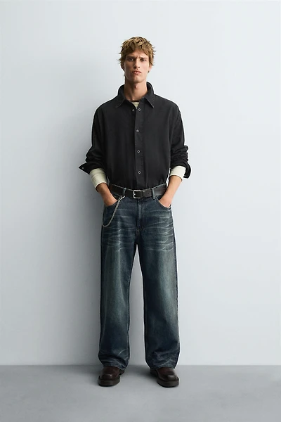 WASHED COTTON SHIRT