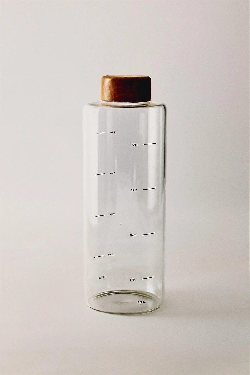 BOUTEILLE BOROSILICATE CHÊNE