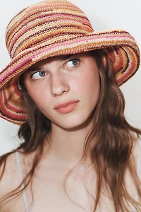 COMBINED WOVEN HAT