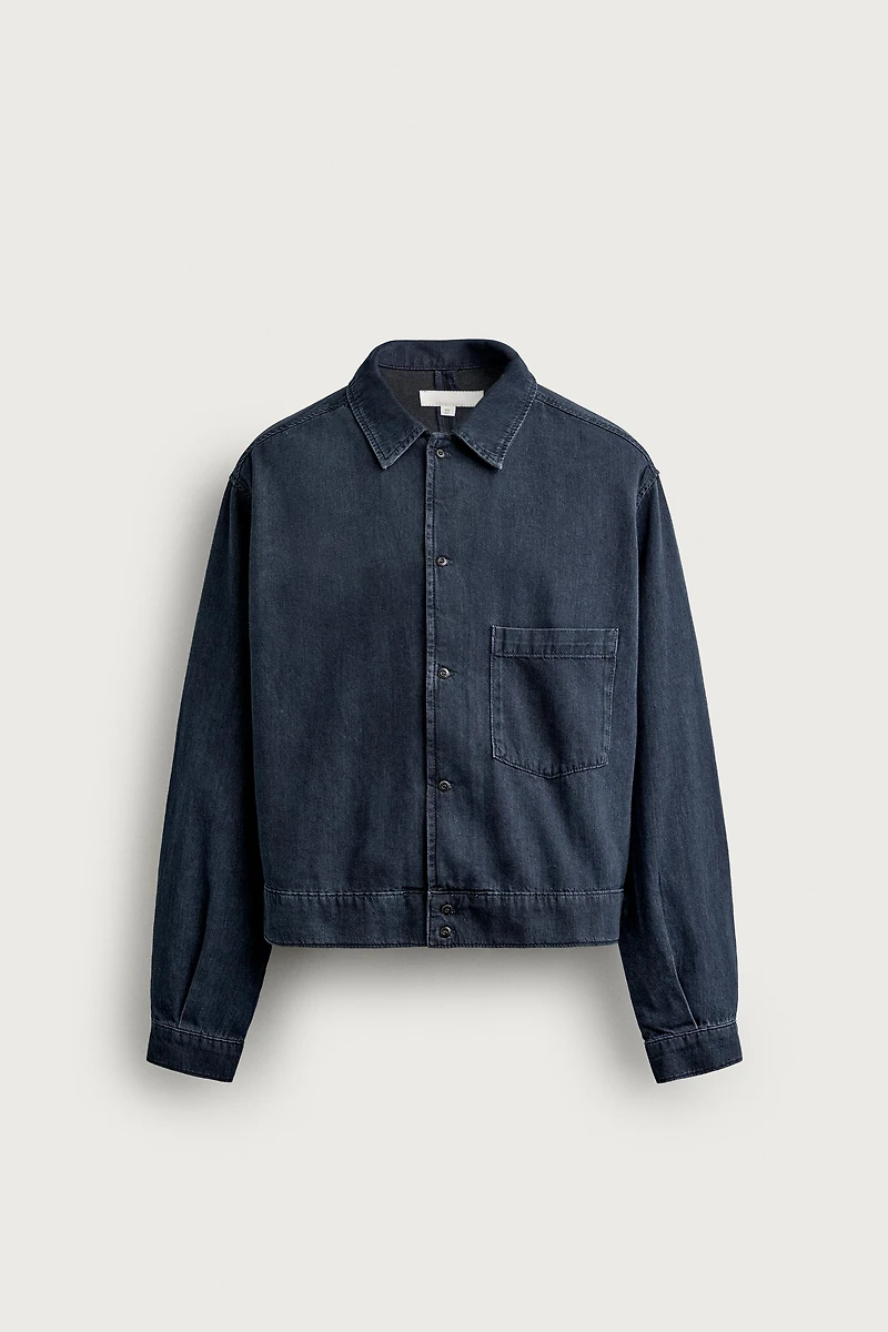 LIGHTWEIGHT DENIM OVERSHIRT