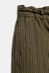 ZW COLLECTION JACQUARD STRIPED SHORTS