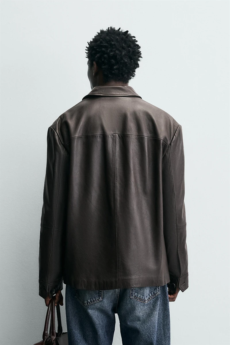 NAPPA LEATHER POCKET JACKET