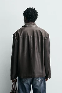 NAPPA LEATHER POCKET JACKET
