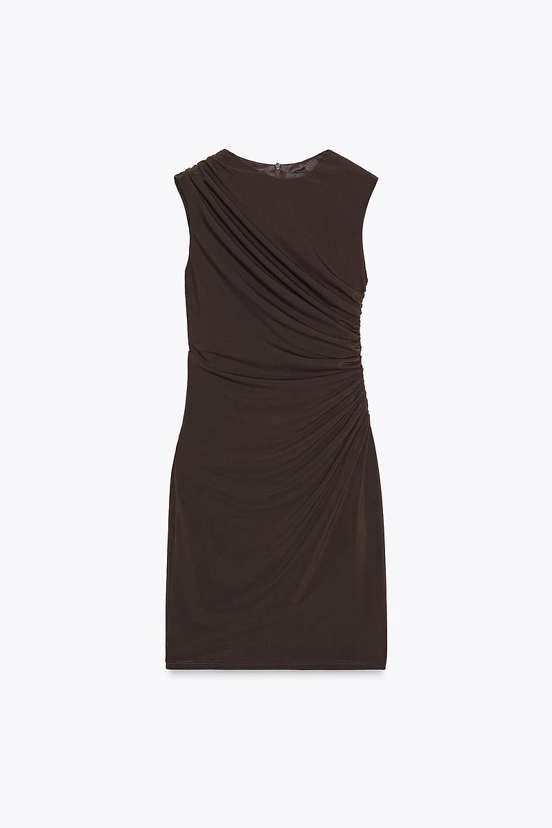 ROBE COURTE DRAPÉE