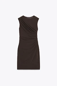 ROBE COURTE DRAPÉE