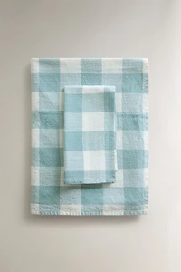 CHECK COTTON TABLECLOTH