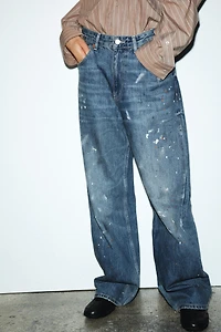 TRF LOOSE OVERSIZE HIGH WAIST JEANS