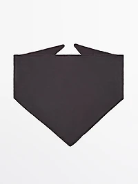 Quilted 100% silk bandana