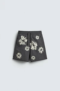 LONG FLORAL PRINT SWIMSUIT