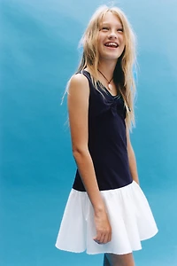 ROBE BIMATIÈRE À NŒUD