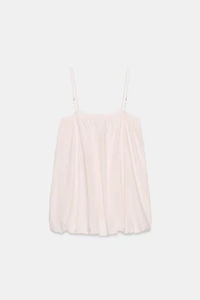 NYLON BALLOON MINI DRESS