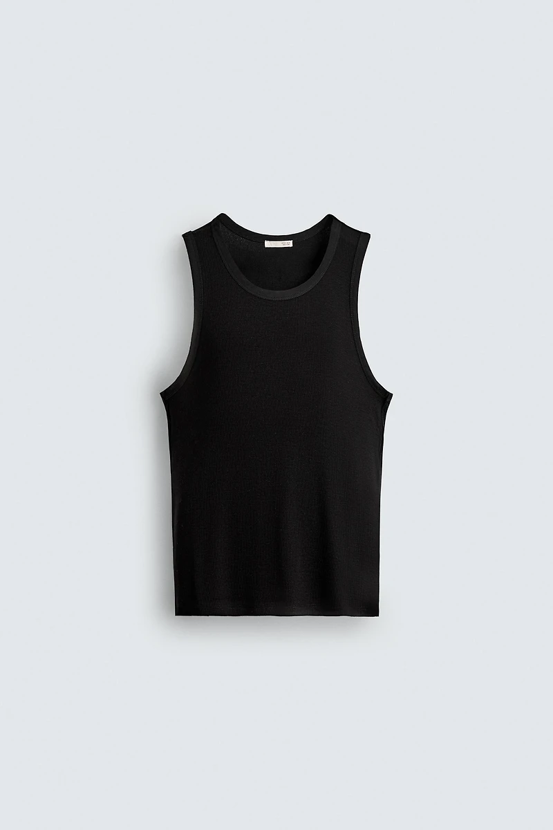 RIBBED TANK TOP