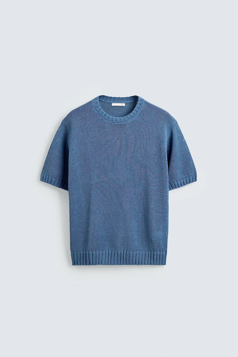 T-SHIRT EN MAILLE COUPE RELAXED