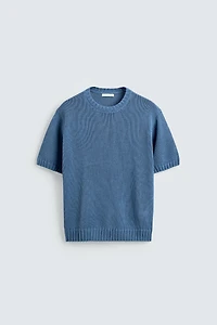 T-SHIRT EN MAILLE COUPE RELAXED
