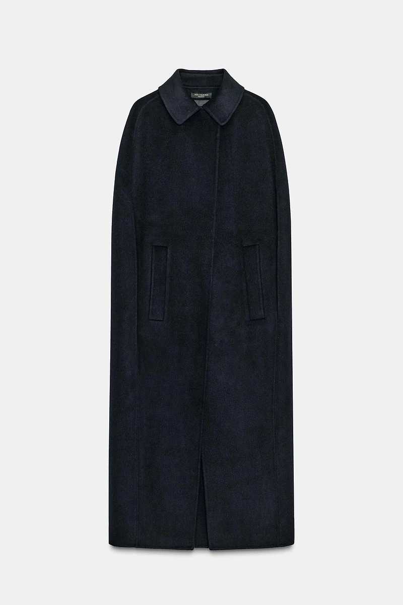 CAPE OVERSIZE AVEC LAINE ZW COLLECTION ÉDITION LIMITÉE