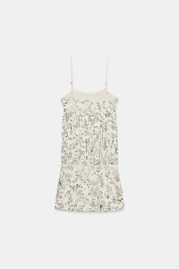 BEADED MINI DRESS