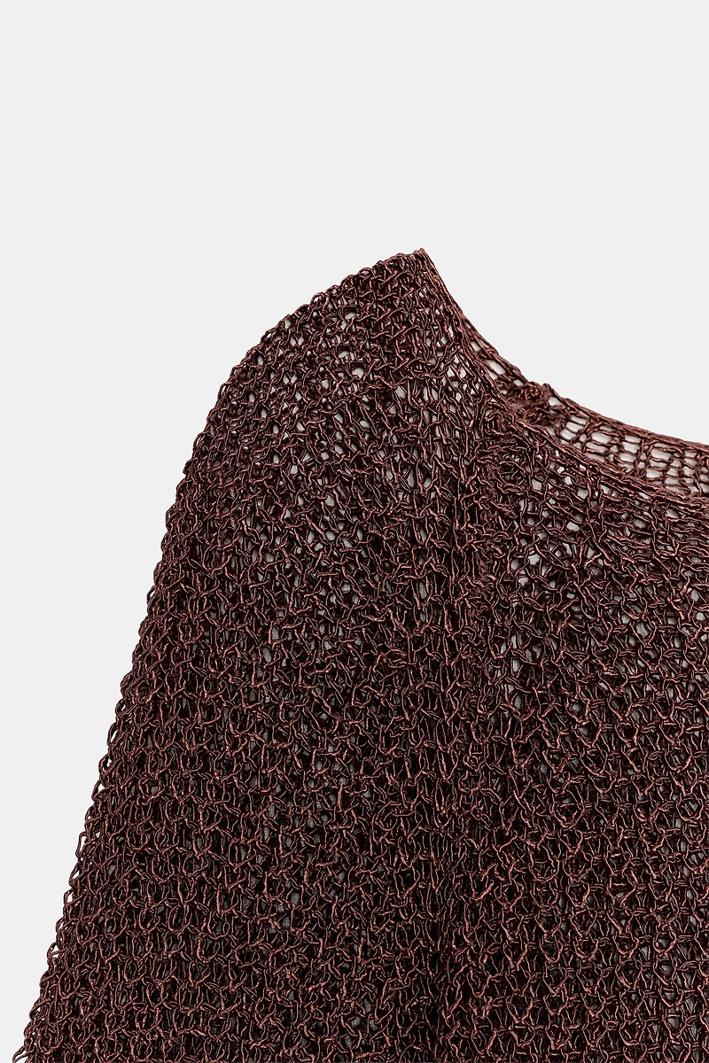 PULL EN MAILLE AJOURÉE