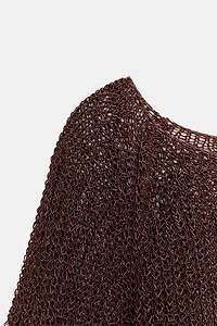 PULL EN MAILLE AJOURÉE