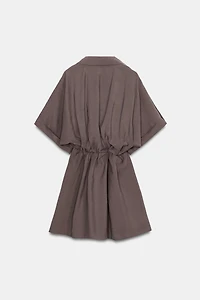 SHORT WRAP DRESS