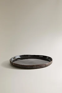 BLACK CERAMIC BATHROOM SOAP DISH
