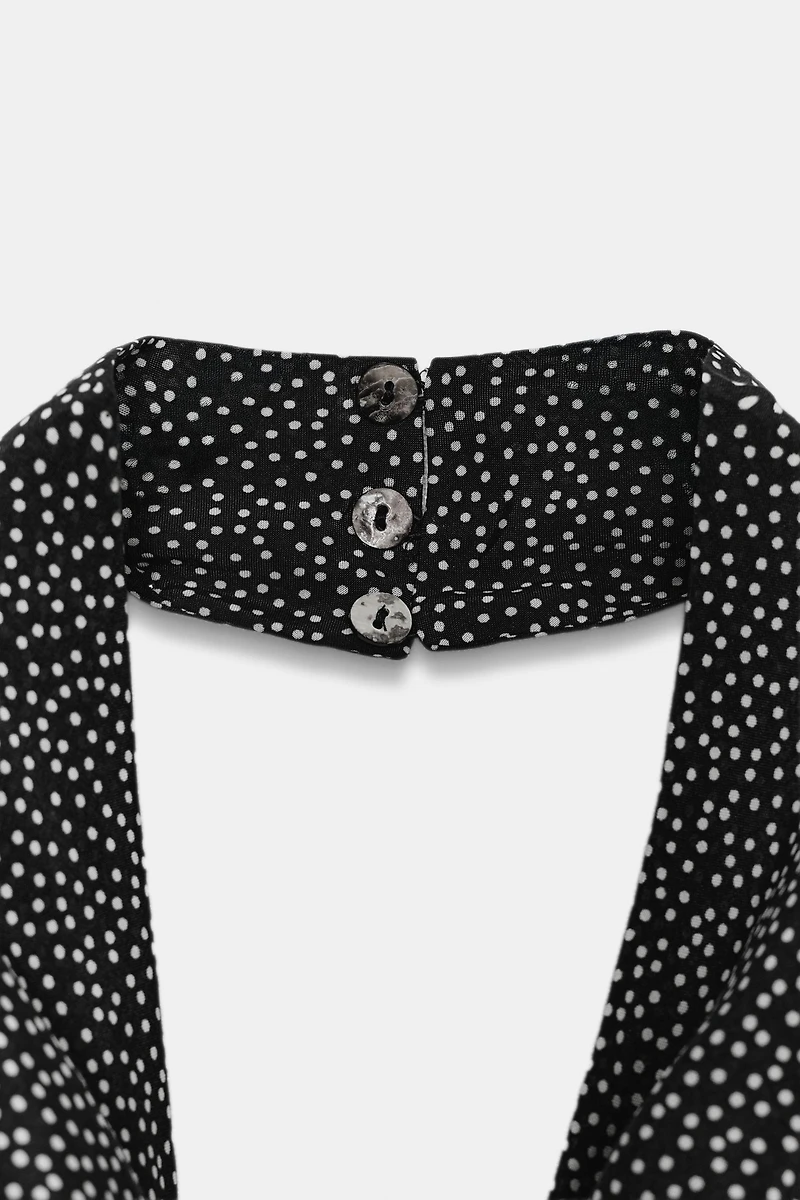 ROBE HALTER POIS ZW COLLECTION