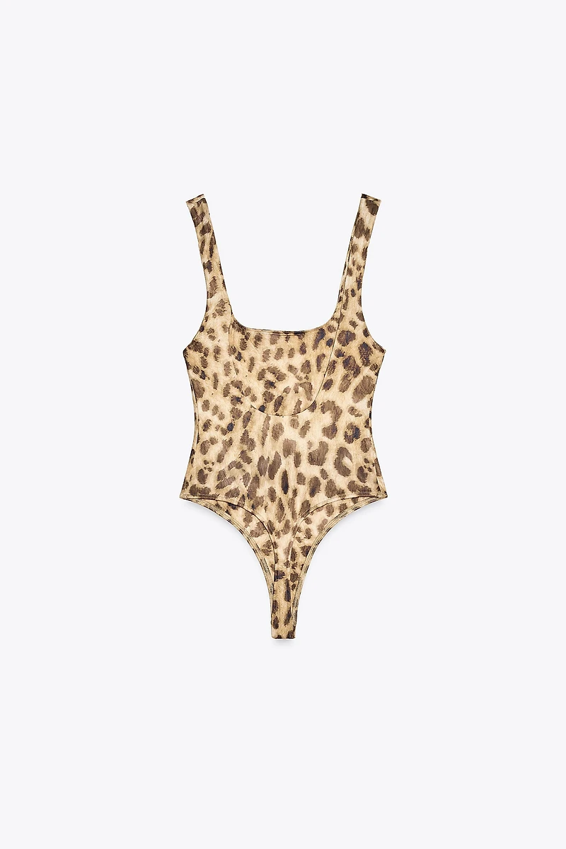 BODY EN POLYAMIDE À BRETELLES