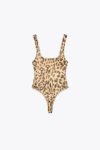 BODY EN POLYAMIDE À BRETELLES