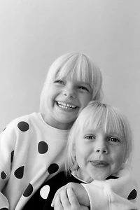 POLKA DOT SWEATSHIRT