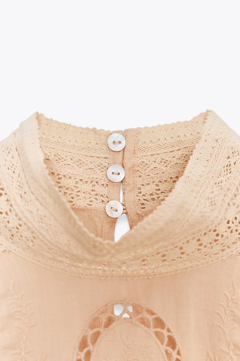 CHEMISE ROMANTIQUE BRODÉE ZW COLLECTION