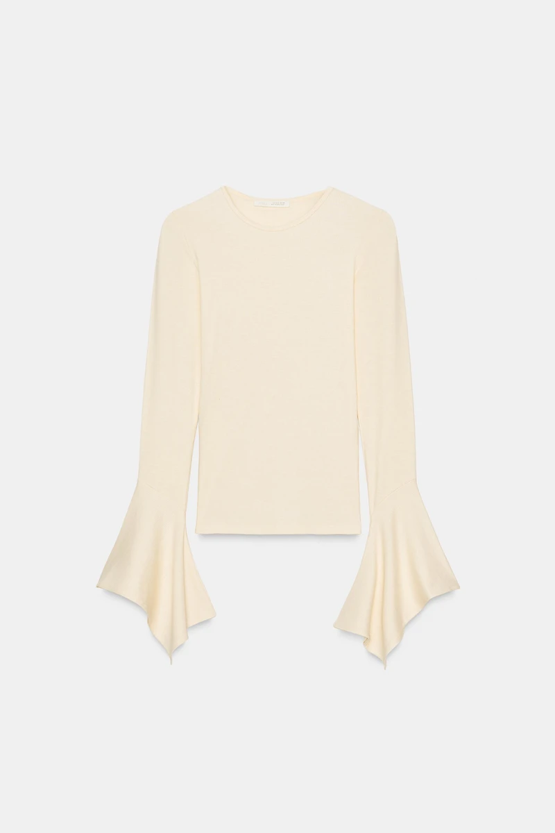 HAUT MANCHES À VOLANTS