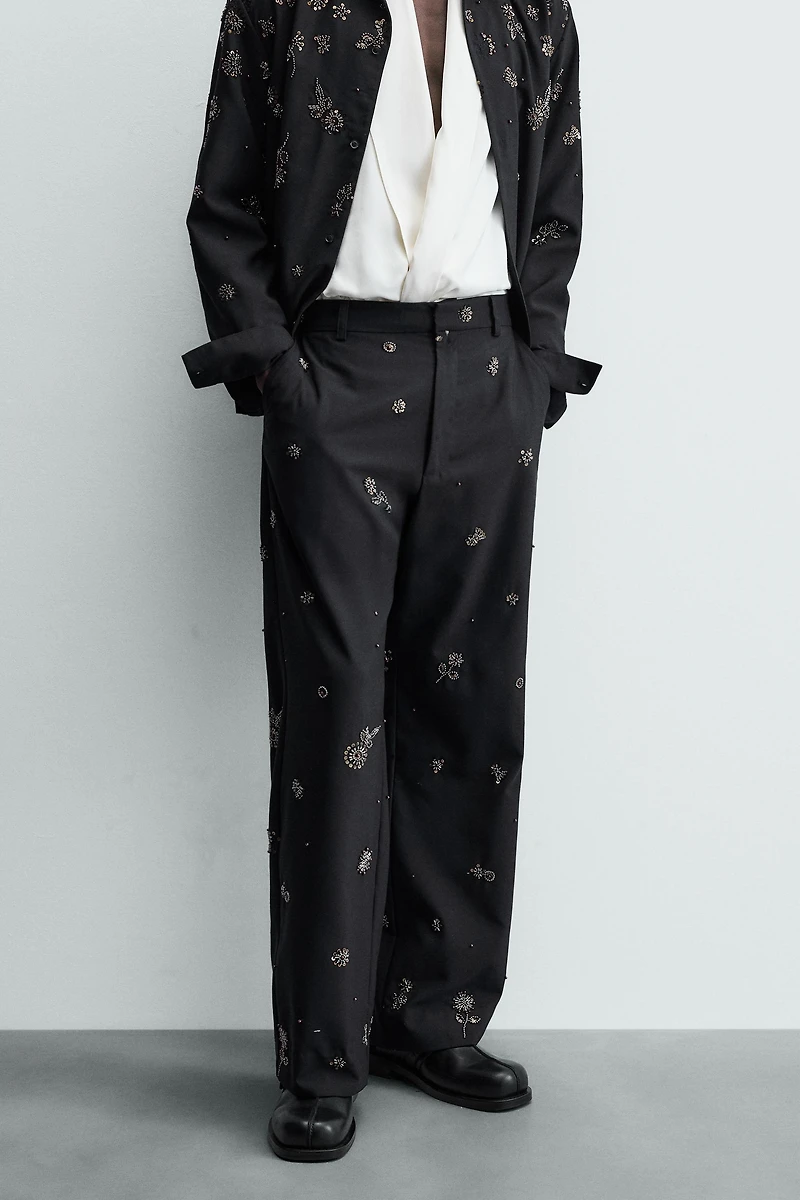 PANTALON COUPE DÉCONTRACTÉE PAILLETTES ÉDITION LIMITÉE