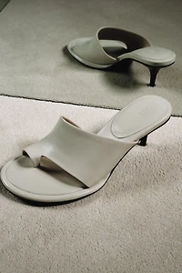 SANDALES À TALONS EN CUIR LIMITED EDITION