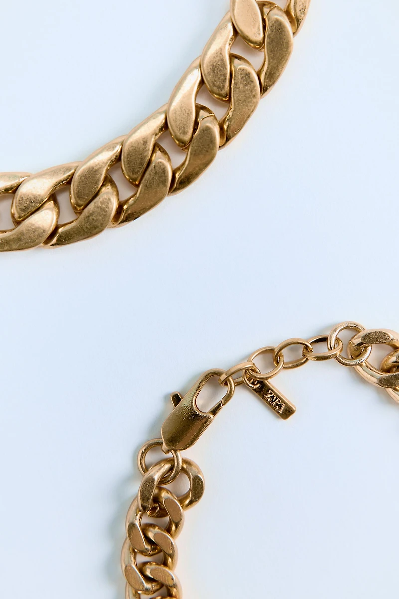 2-PACK OF CHAIN LINK BRACELETS