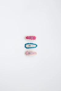THREE-PACK OF CROCHET CLIPS