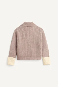 WOOL BUTTON-NECK SWEATER LIMITED EDITION