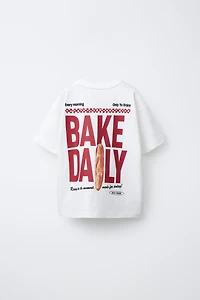 BREAD STICK PRINT T-SHIRT