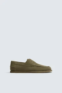 CASUAL LEATHER DECK SHOES