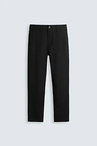 TEXTURED STRETCH PANTS