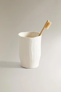 PORTE-BROSSES À DENTS CÉRAMIQUE MATE