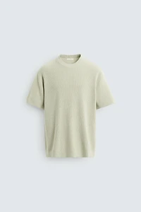 PURL KNIT T-SHIRT