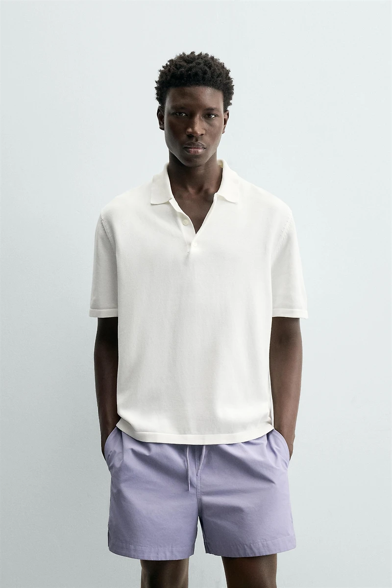 POLO EN MAILLE REGULAR FIT