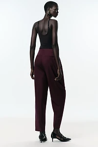 PLEATED PAPERBAG PANTS