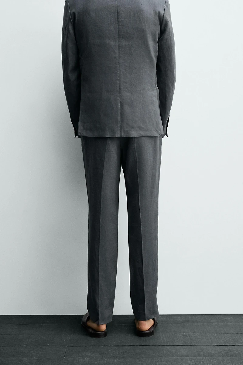 100% LINEN SUIT PANTS