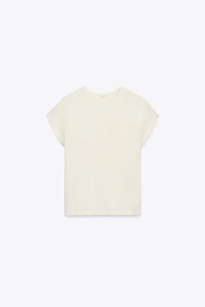 SHORT SLEEVE TEXTURED T-SHIRT
