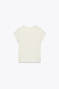 SHORT SLEEVE TEXTURED T-SHIRT