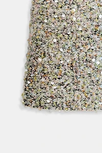 JUPE COURTE PAILLETTES