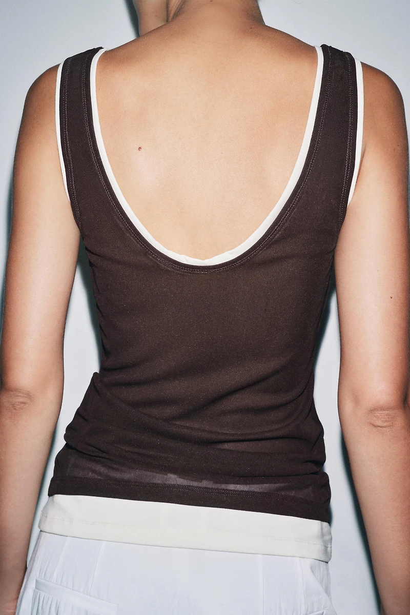 DOUBLE STRAP TOP