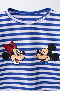 MICKEY & MINNIE MOUSE © DISNEY STRIPED T-SHIRT